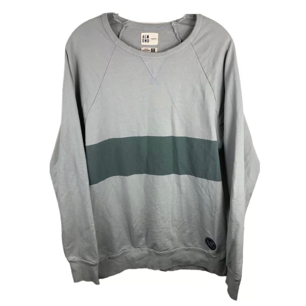 Almond Surfboards Striped Crewneck Sweatshirt